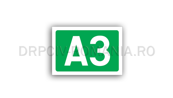 Simbolul și numărul autostrăzii