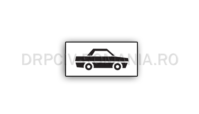 Categoria de autovehicule care trebuie să respecte semnificaţia indicatorului