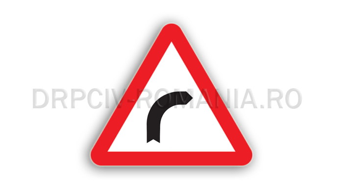 Curbă la dreapta