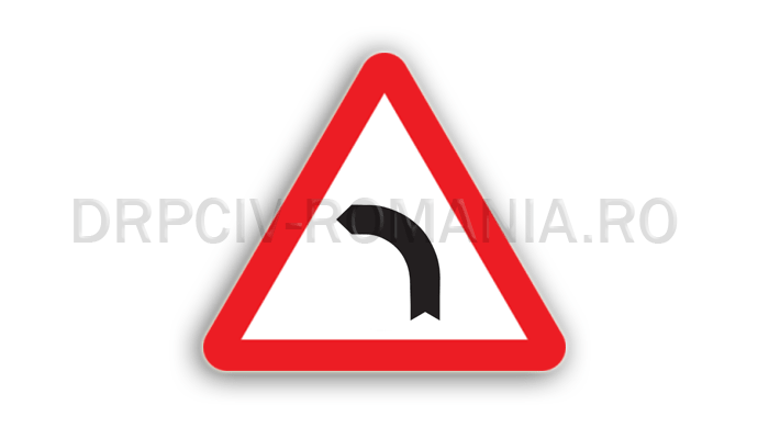 Curbă la stânga