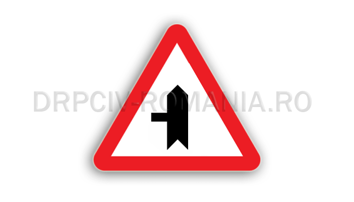 Intersecţie cu un drum fără prioritate