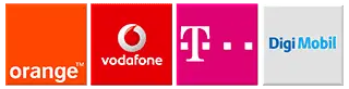 Orange, Vodafone, Telekom, Digi